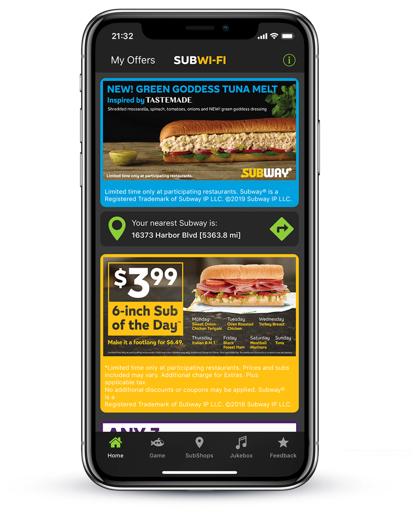 App Subway Brasil - Subway Brasil